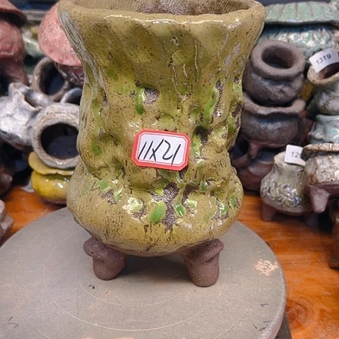 粗陶花盆手工花盆制作