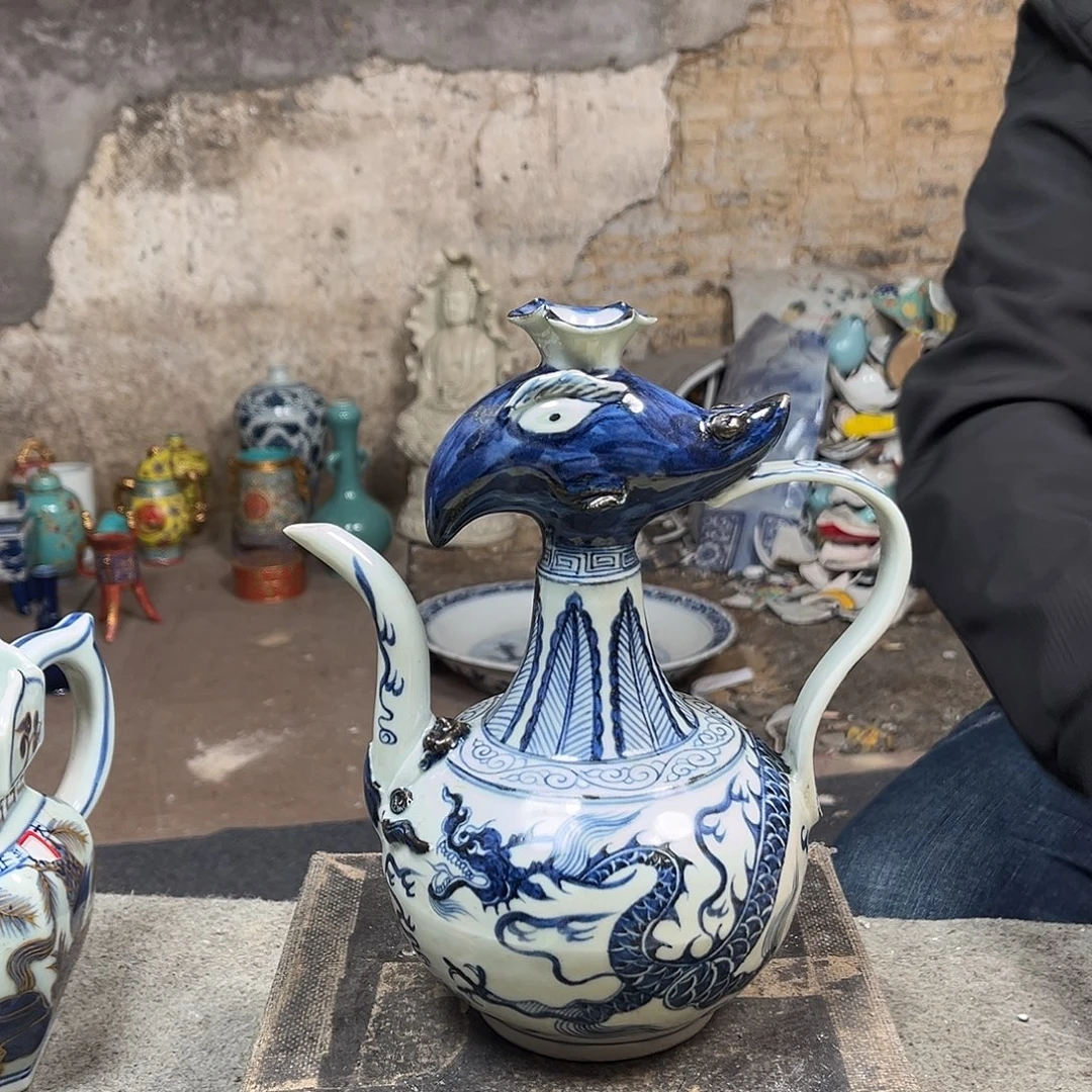 江***子摆件景德镇陶瓷11111