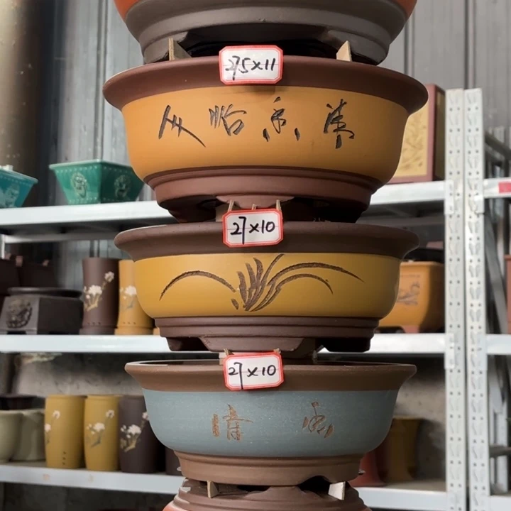 紫砂花盆              100-6