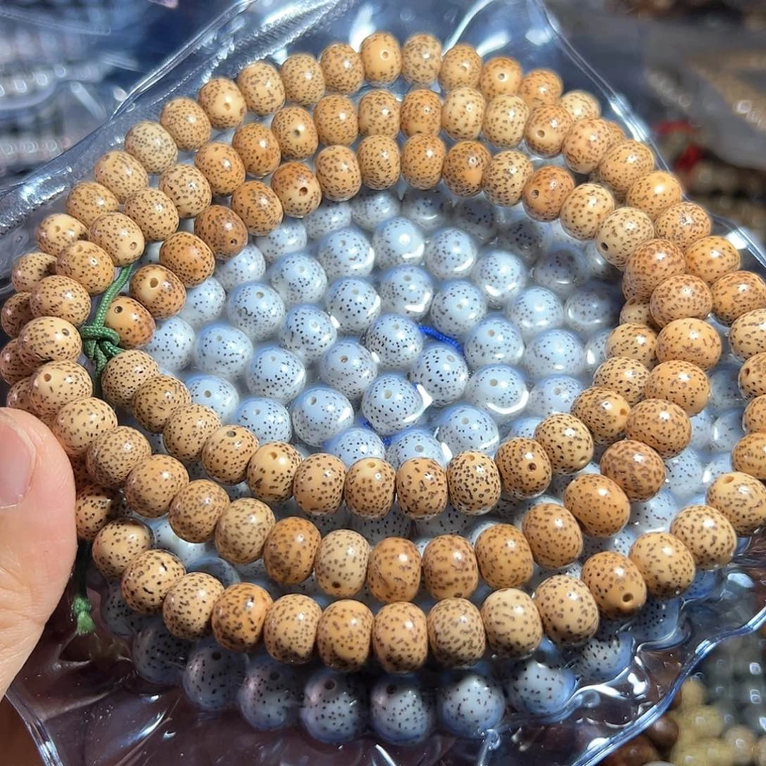 星月菩提手串星月菩提脱脂陈子