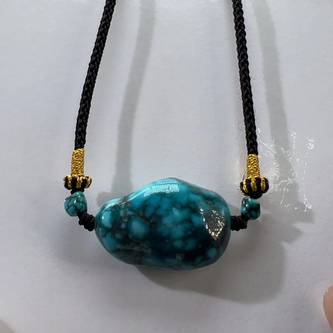 绿松石未镶嵌挂件