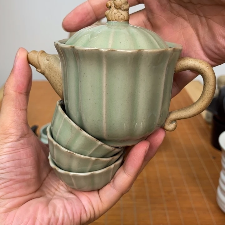 壶老段烧茶器茶具！