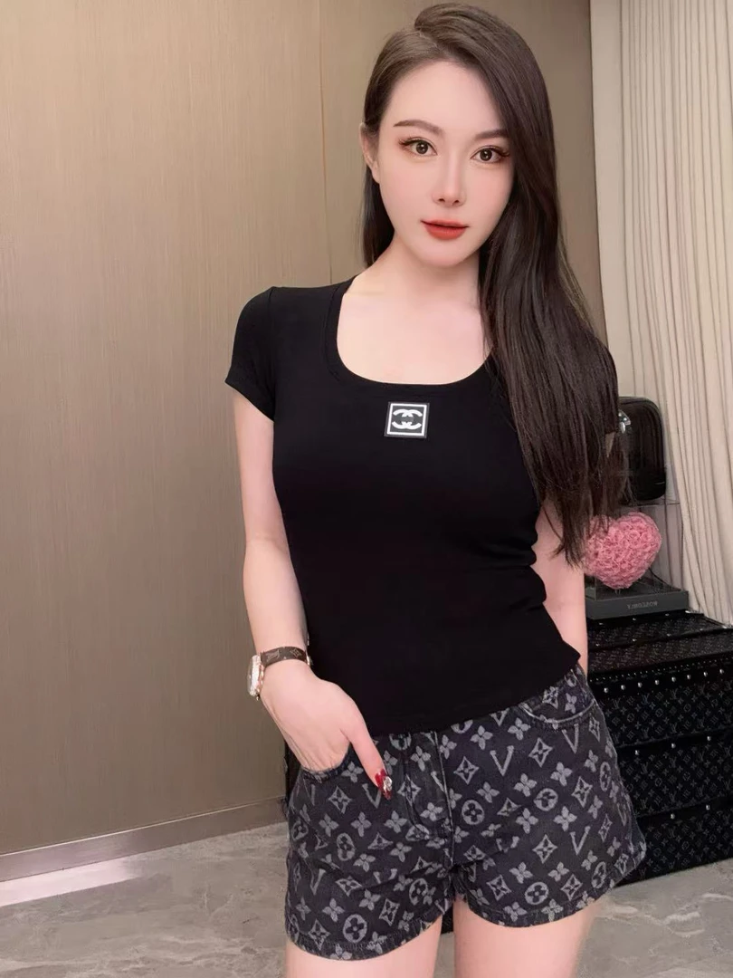F291 [杋爷潮品] 马户新款黑色牛仔短裤