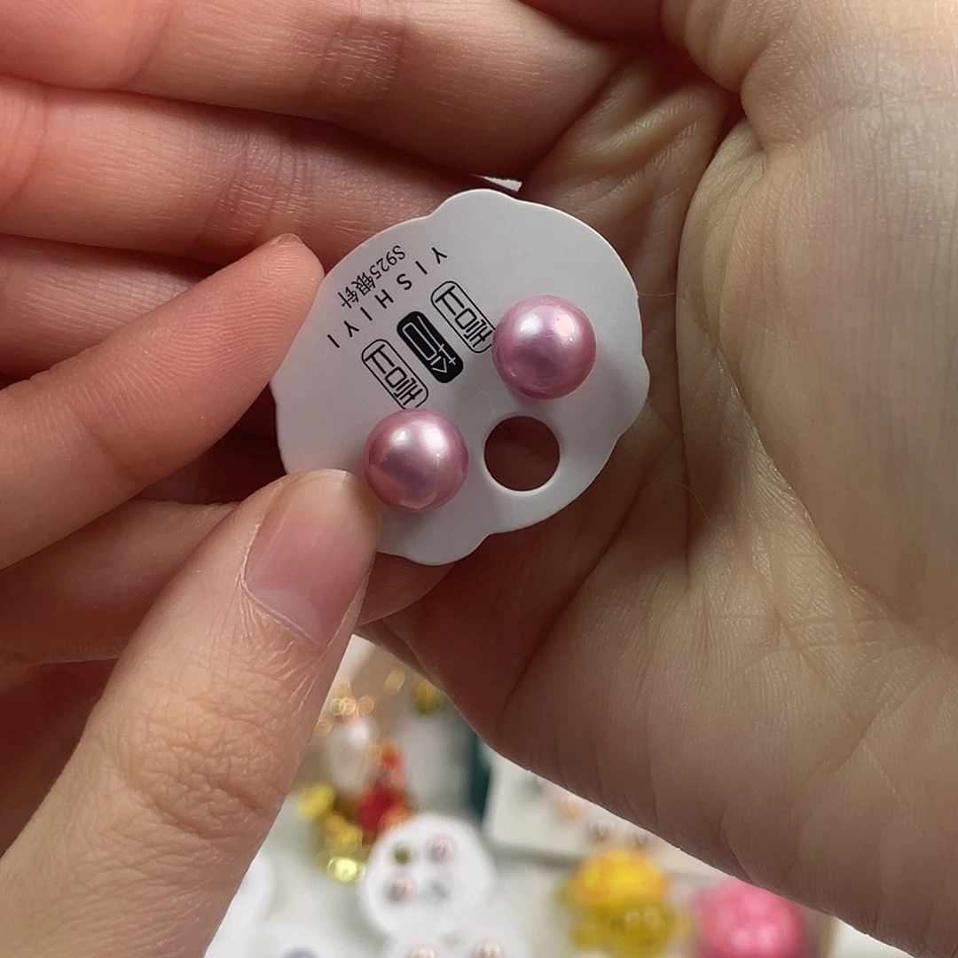 未镶嵌淡水珍珠耳饰