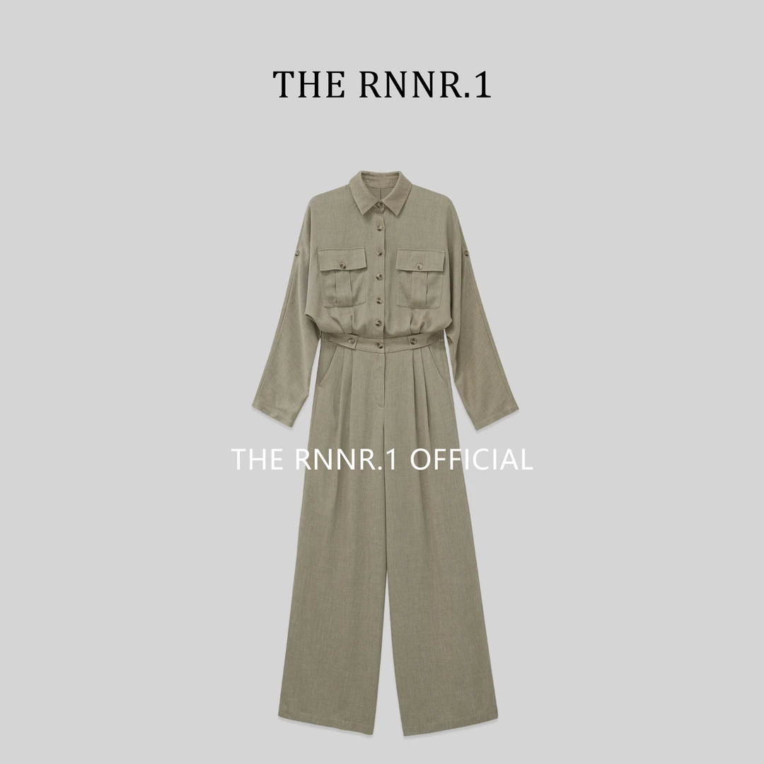 THE RNNR.1法式街头 羊毛 帅气垂感 老钱风连体裤