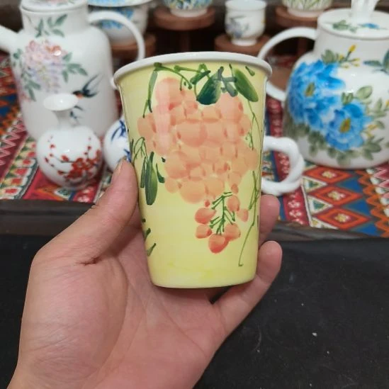 摆件景德镇手工手绘高温瓷器