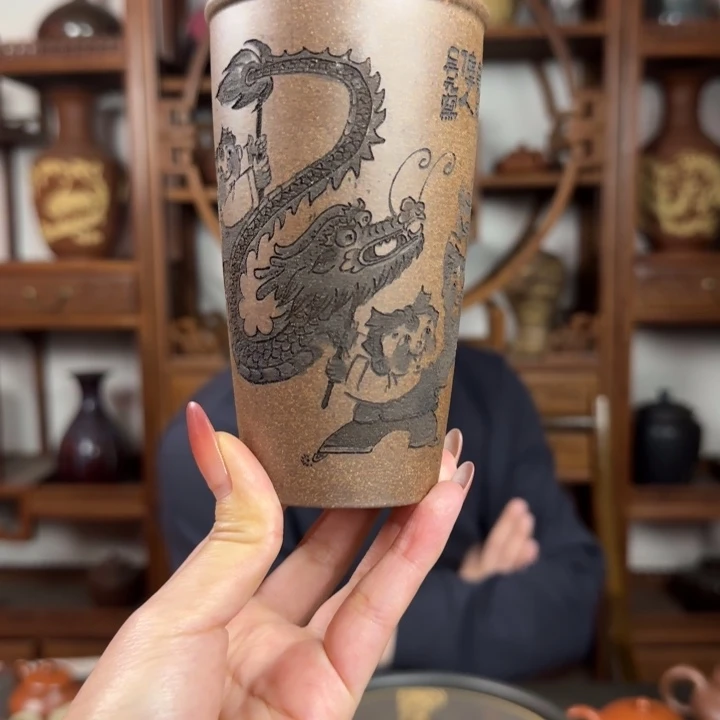 紫砂茶壶可乐杯 龙的传人