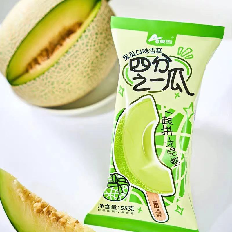 3支奥雪四分之一瓜雪糕-小店雪糕满49元冷链包邮到家