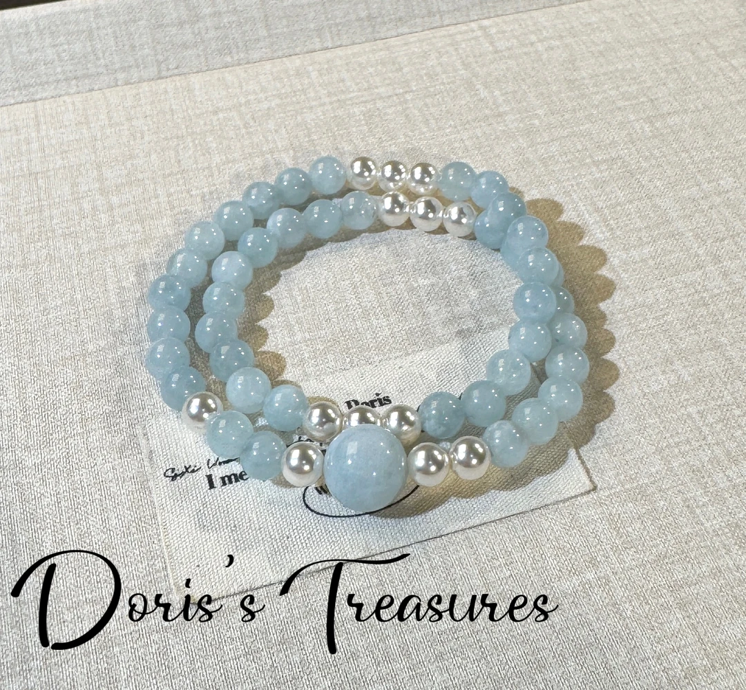 【海洋之歌】水晶手串 精致气质多样性发一颜色微差