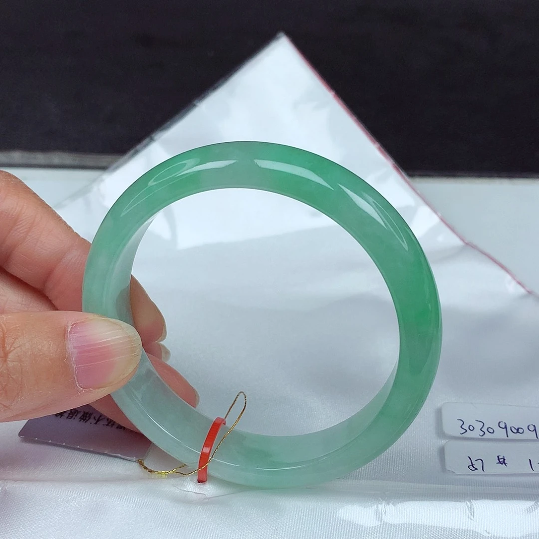 未镶嵌手镯翡翠57圈0917