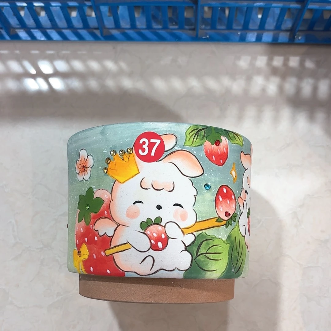 紫砂花盆手工花盆默认微瑕微瑕