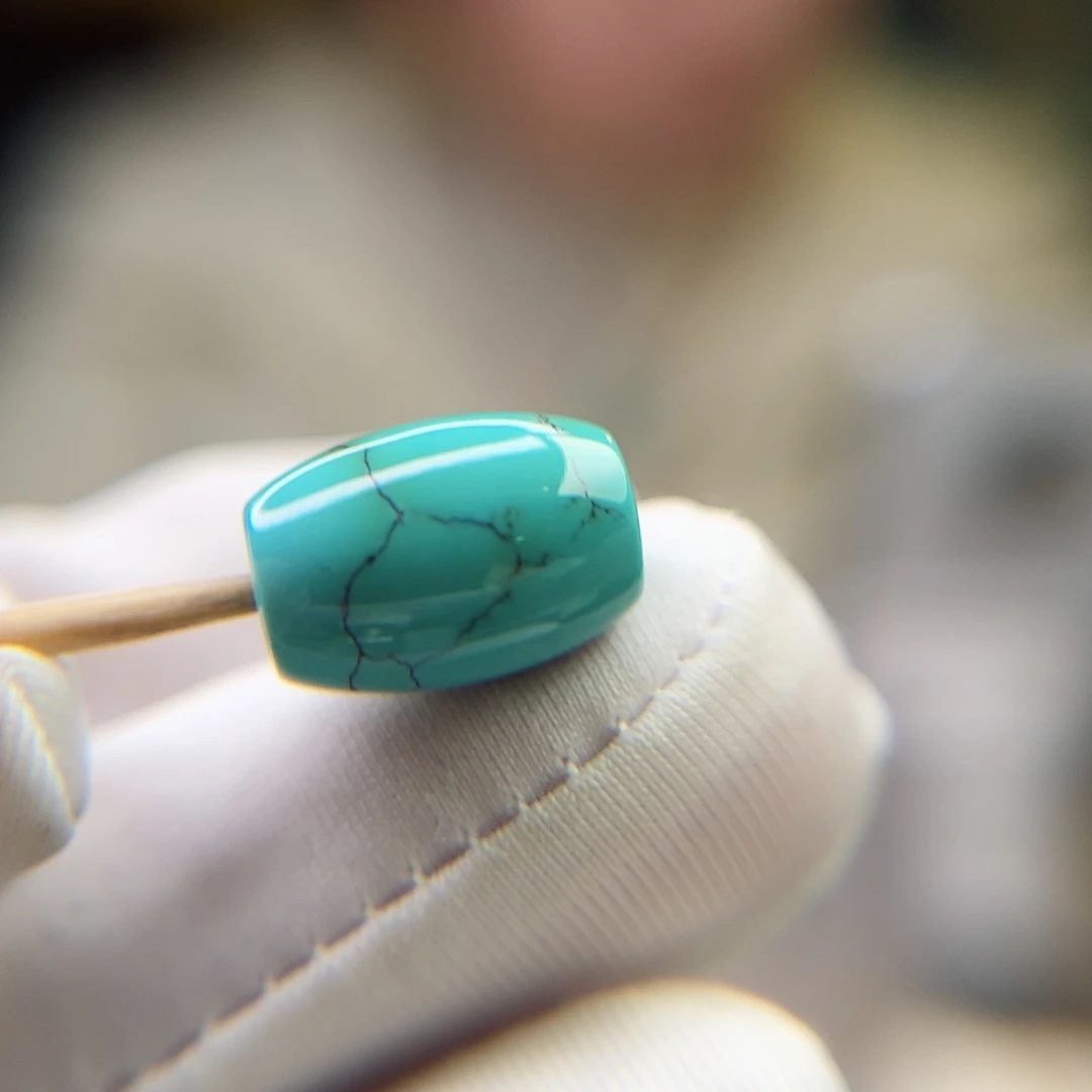 绿松石珠宝奇石未镶嵌9.5直径