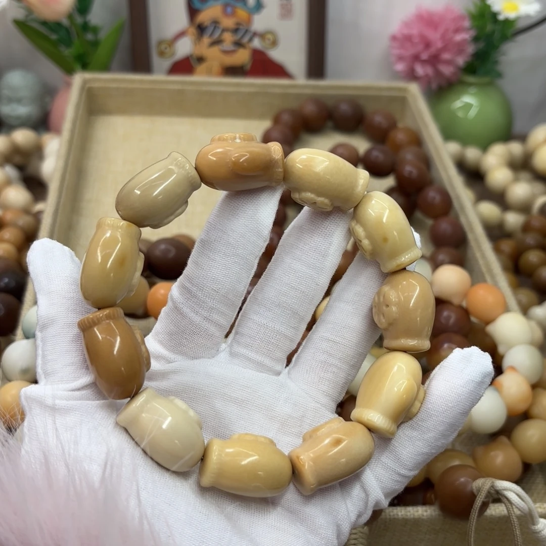 吊坠菩提根/象牙果牙果瑕疵机抛786