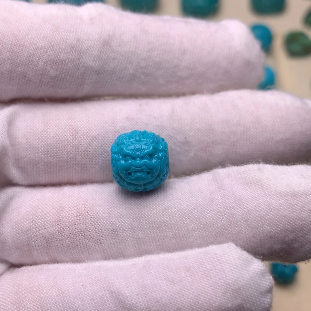 绿松石未镶嵌绿松石大黑天11.8