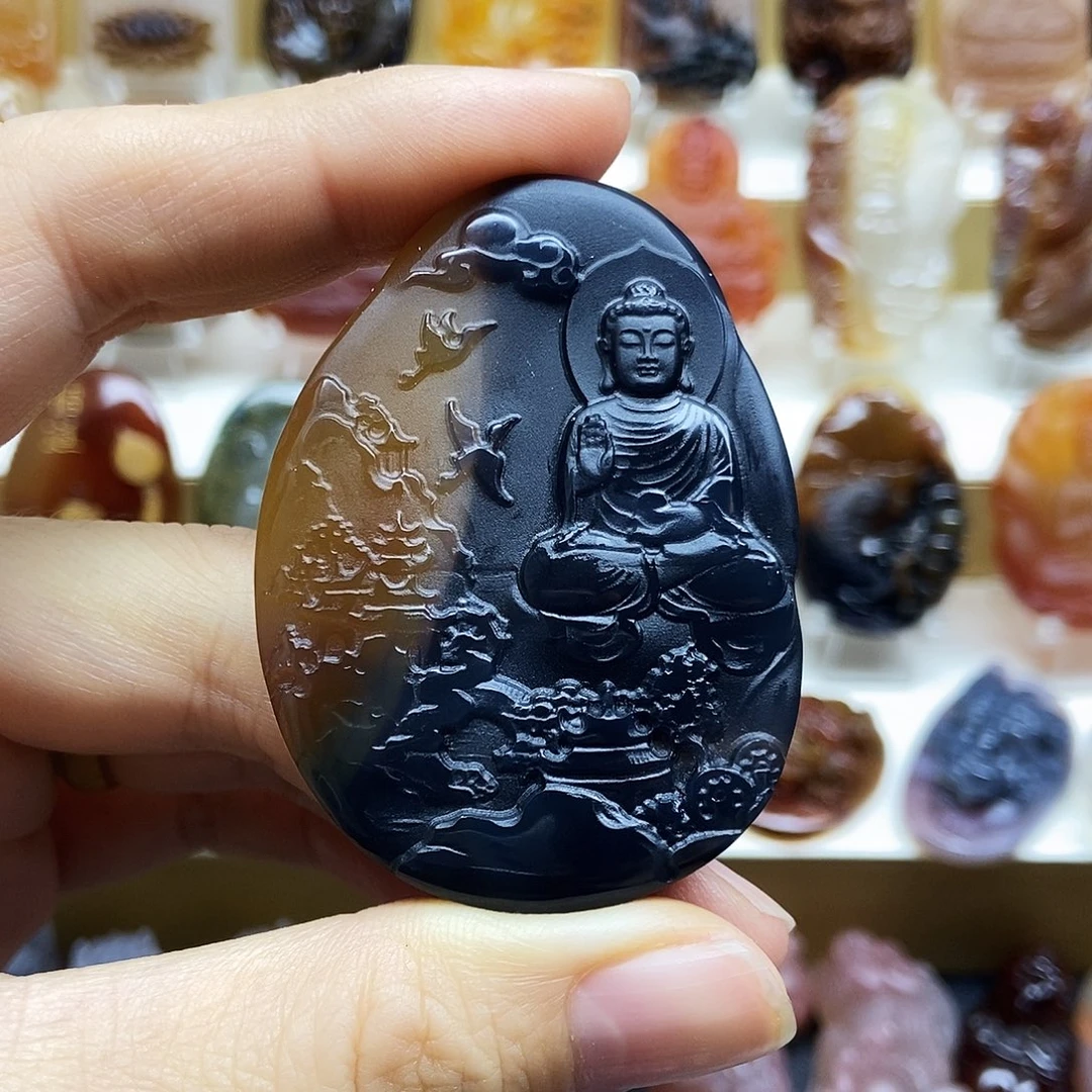 玛瑙/玉髓未镶嵌颈饰