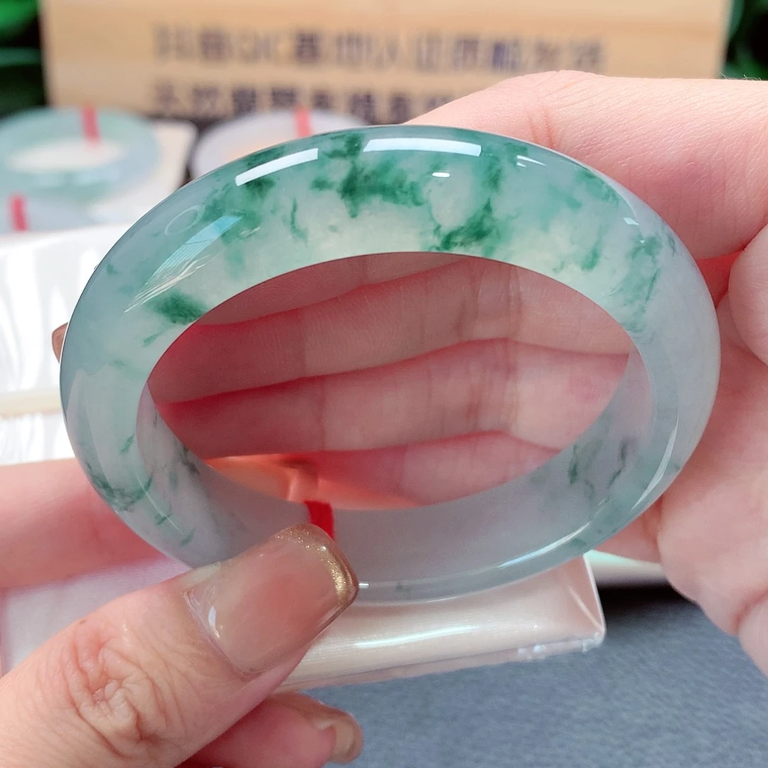 未镶嵌手镯翡翠天然a货翡翠