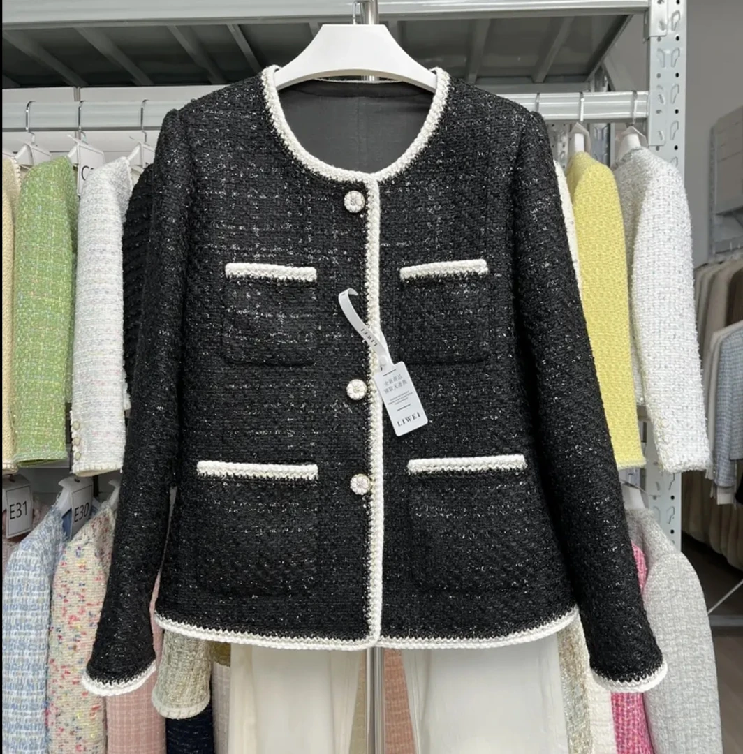 【星空】高定系列女生小香风外套轻奢高级250013黑色