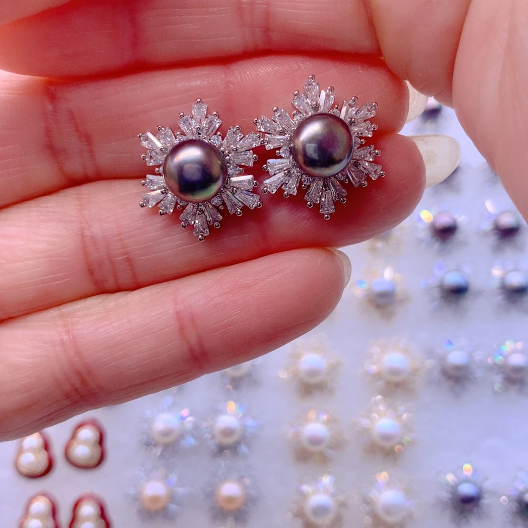 耳饰淡水珍珠合金