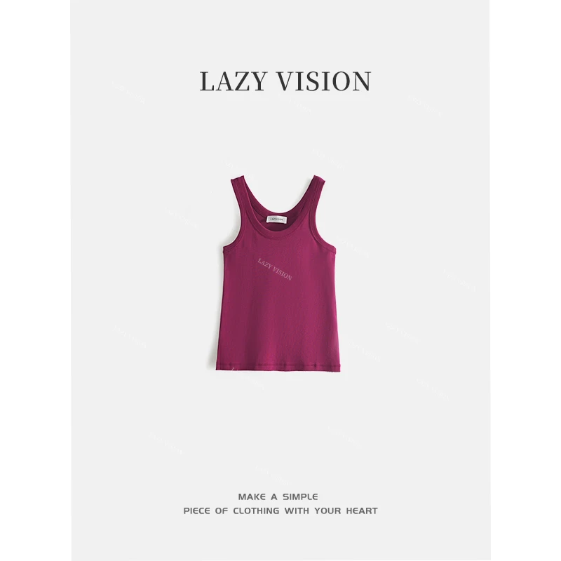 LAZYVISION无袖女士背心吊带ZMD-24099