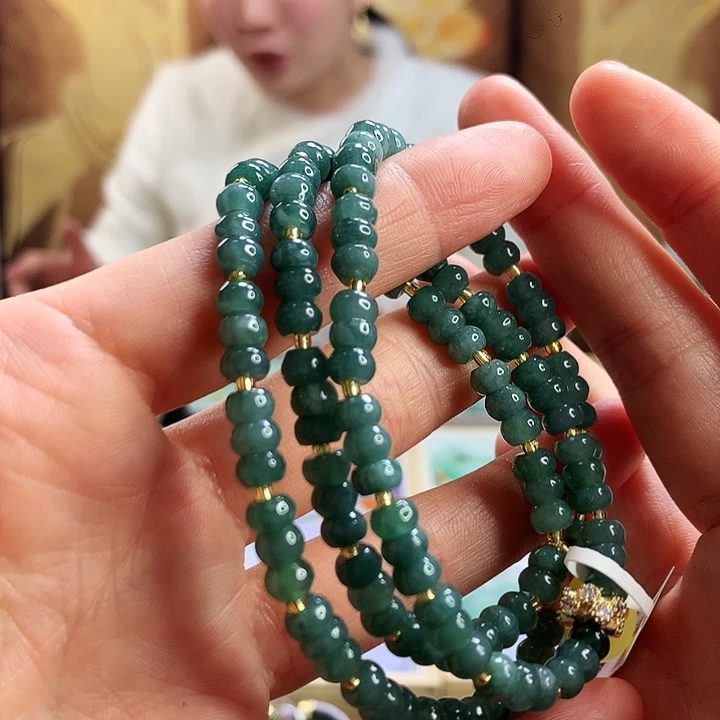 翡翠手链未镶嵌手串