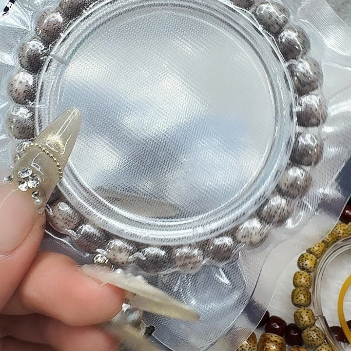 星月菩提手串347高端黑灰星月菩提98桶单圈