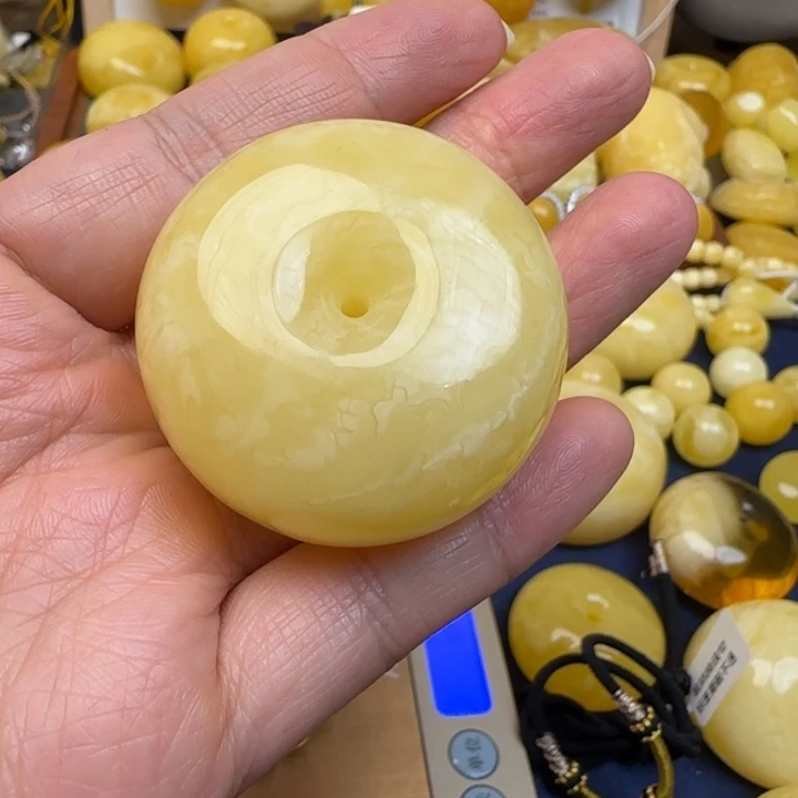 蜜蜡未镶嵌颈饰天然蜜蜡