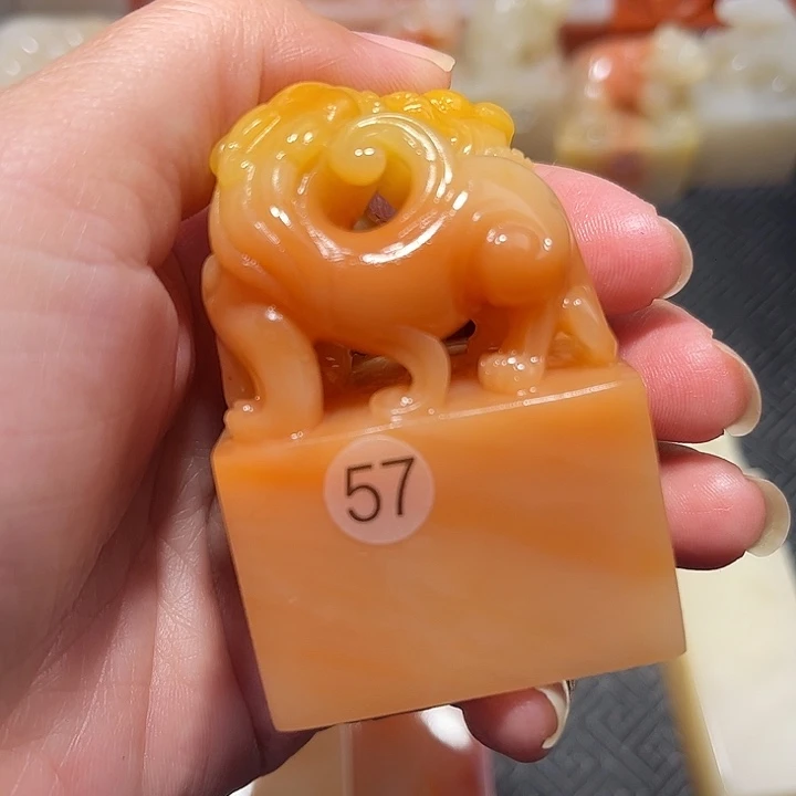 汲***刻老挝石老挝保利石印章