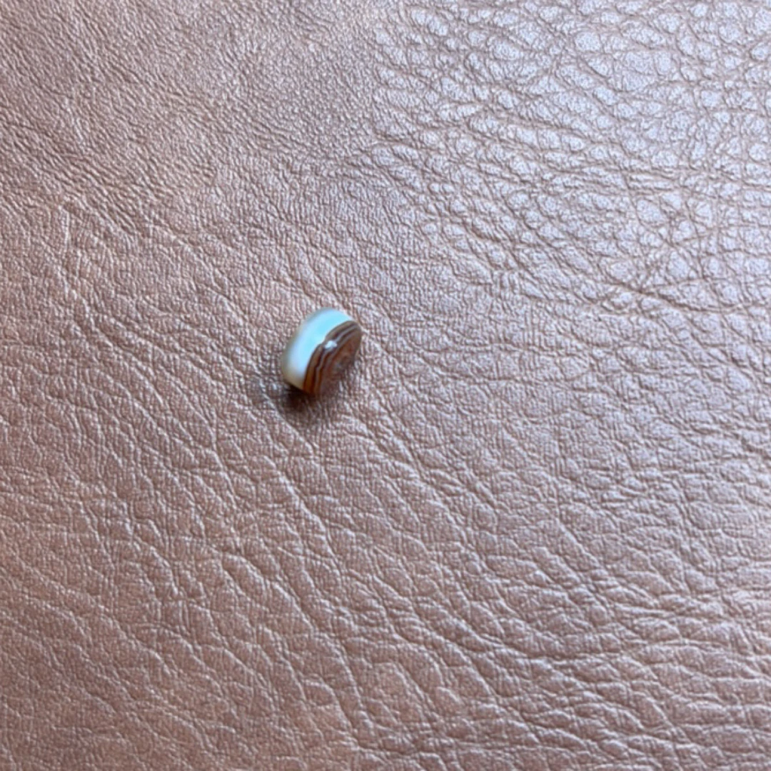 双色缠丝墩珠子.