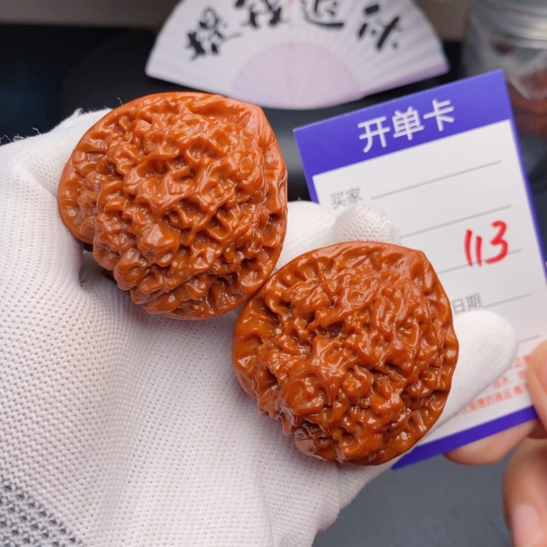 把件文玩核桃45官帽113