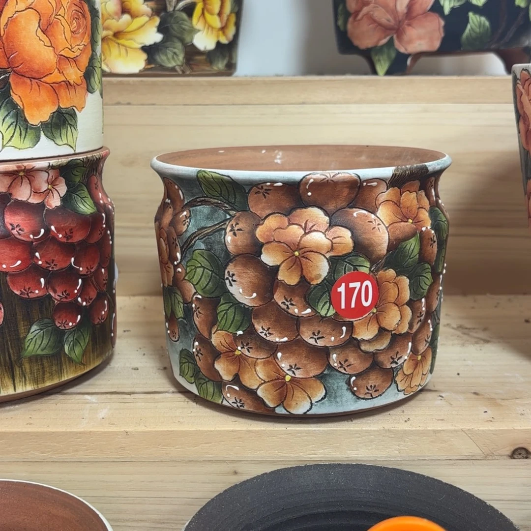 景德镇手绘花盆陶瓷13/11