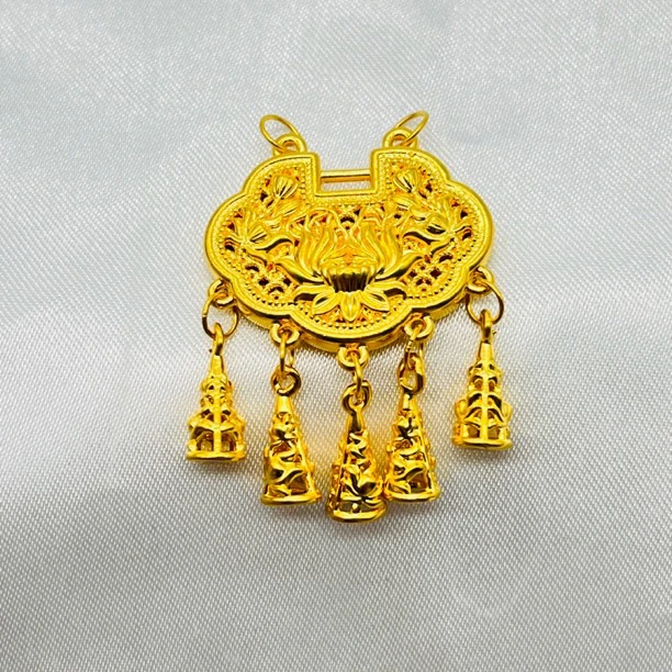 足金饰品/璎珞锁/2.90/1B5D1437/K