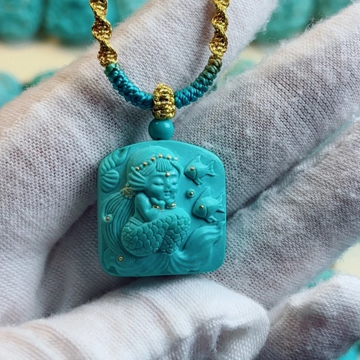 绿松石未镶嵌配饰