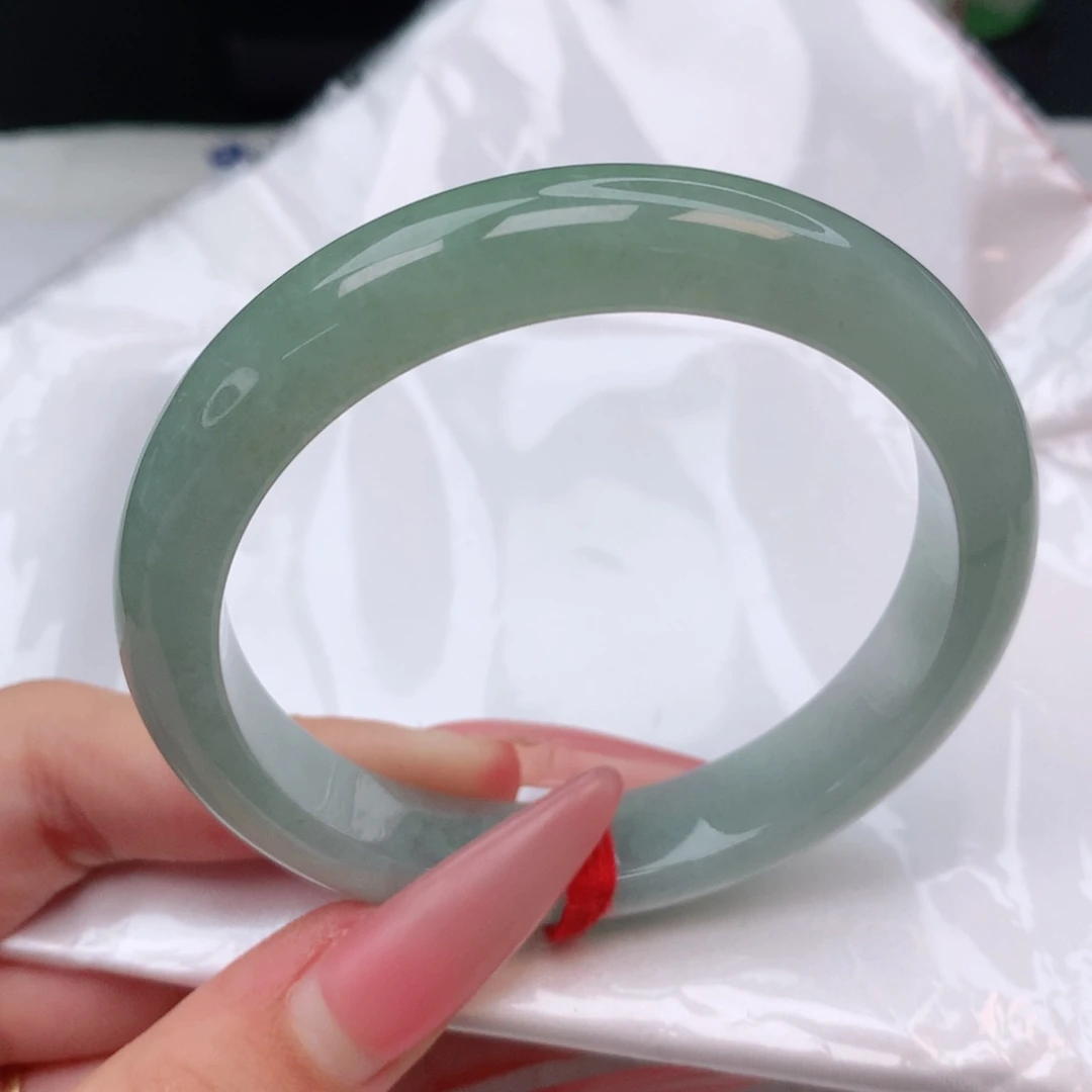 未镶嵌手镯翡翠正圈57