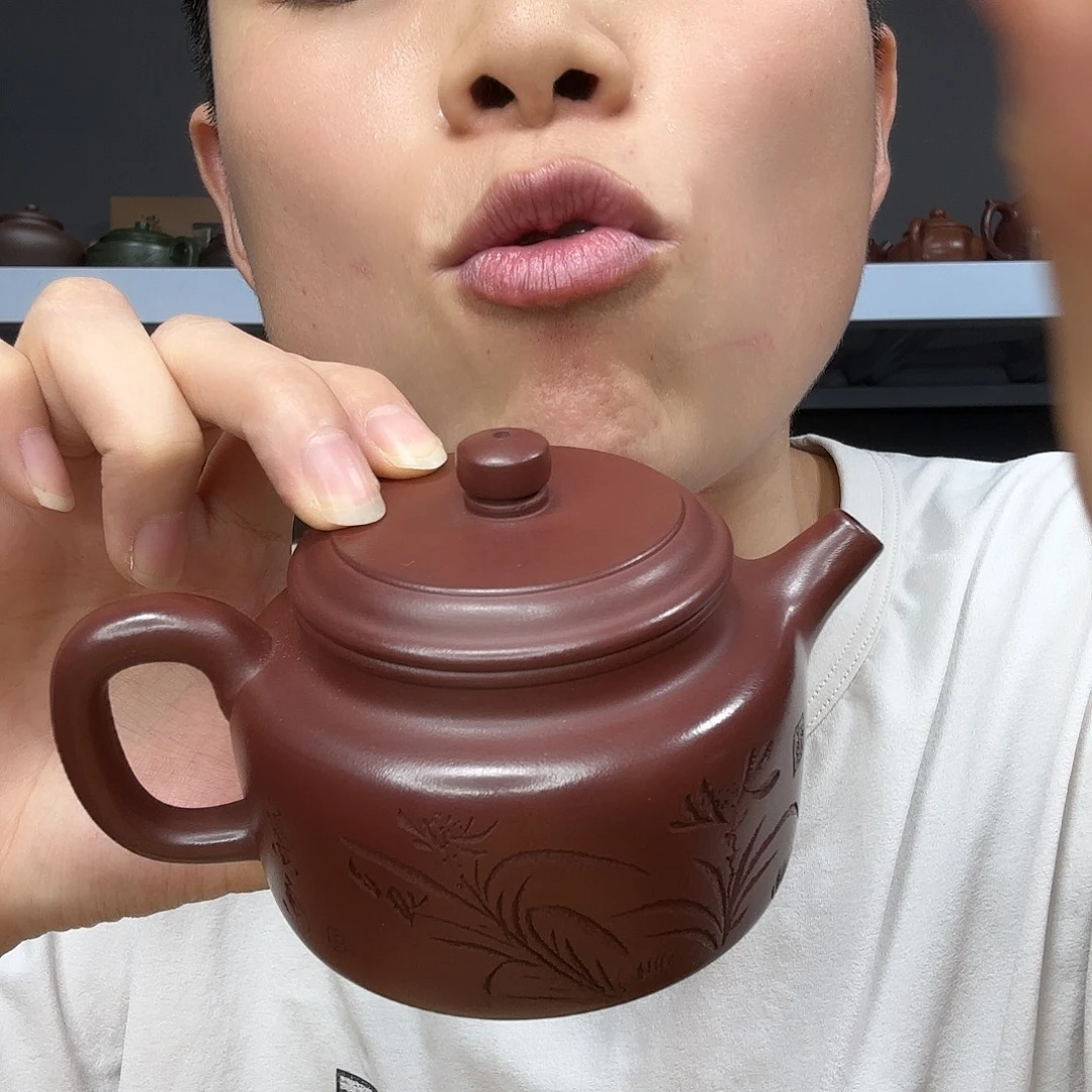 茶壶底槽青民间手艺人全手工制作
