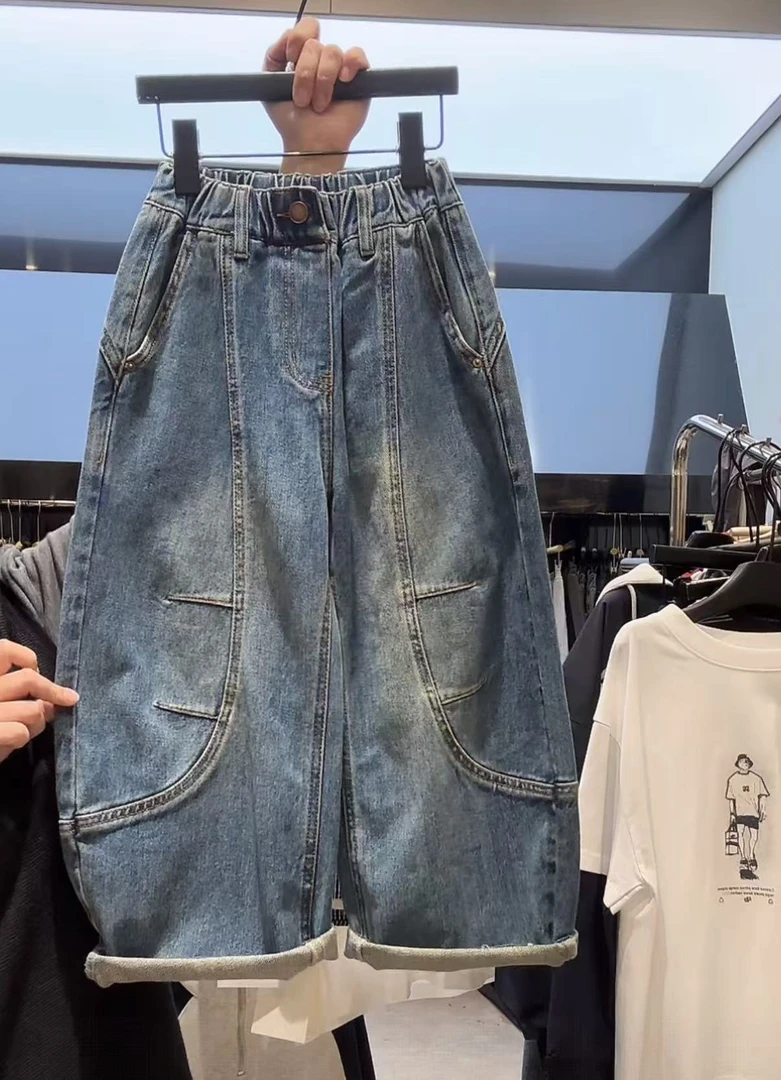 杭州六小六正版BY LIUXIAOLIU秋季儿童牛仔裤17222