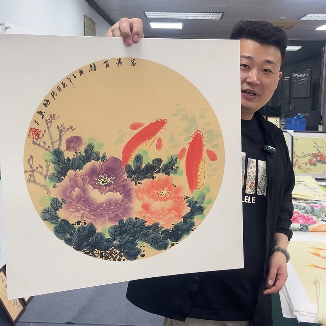 国画宣纸国画纯手绘作品