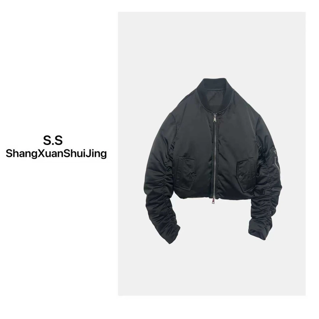 上玄水镜&【龙袍】品牌设计师女装  纯色90羽绒服 WT24431132