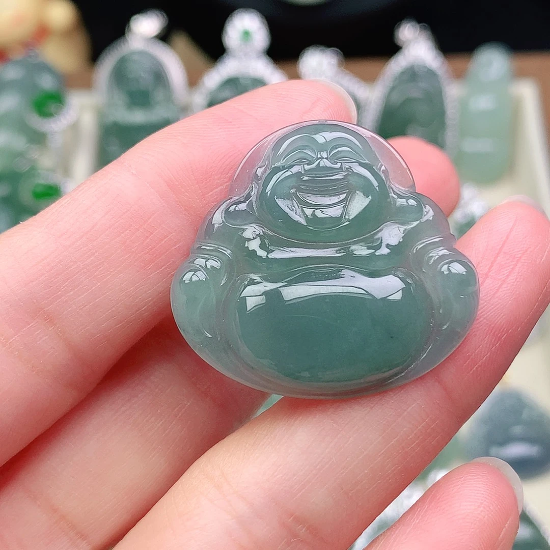 翡翠未镶嵌颈饰吊坠