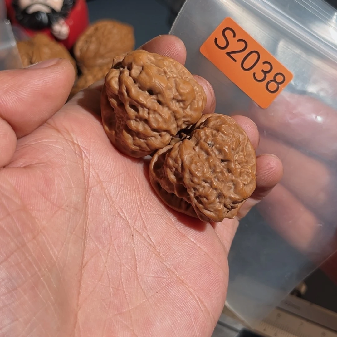 文玩核桃把件三角哇
