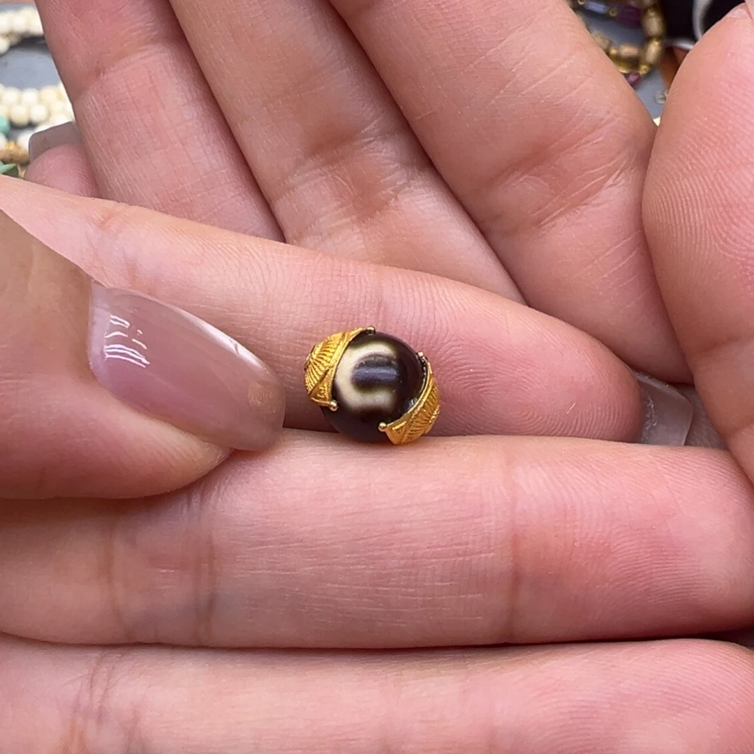 玛瑙/玉髓18K金镶嵌配件配件