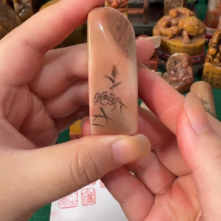 石材砚**士手工艺品