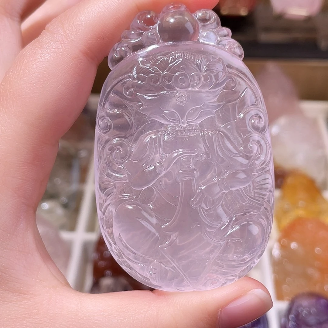 颈饰未镶嵌水晶粉水