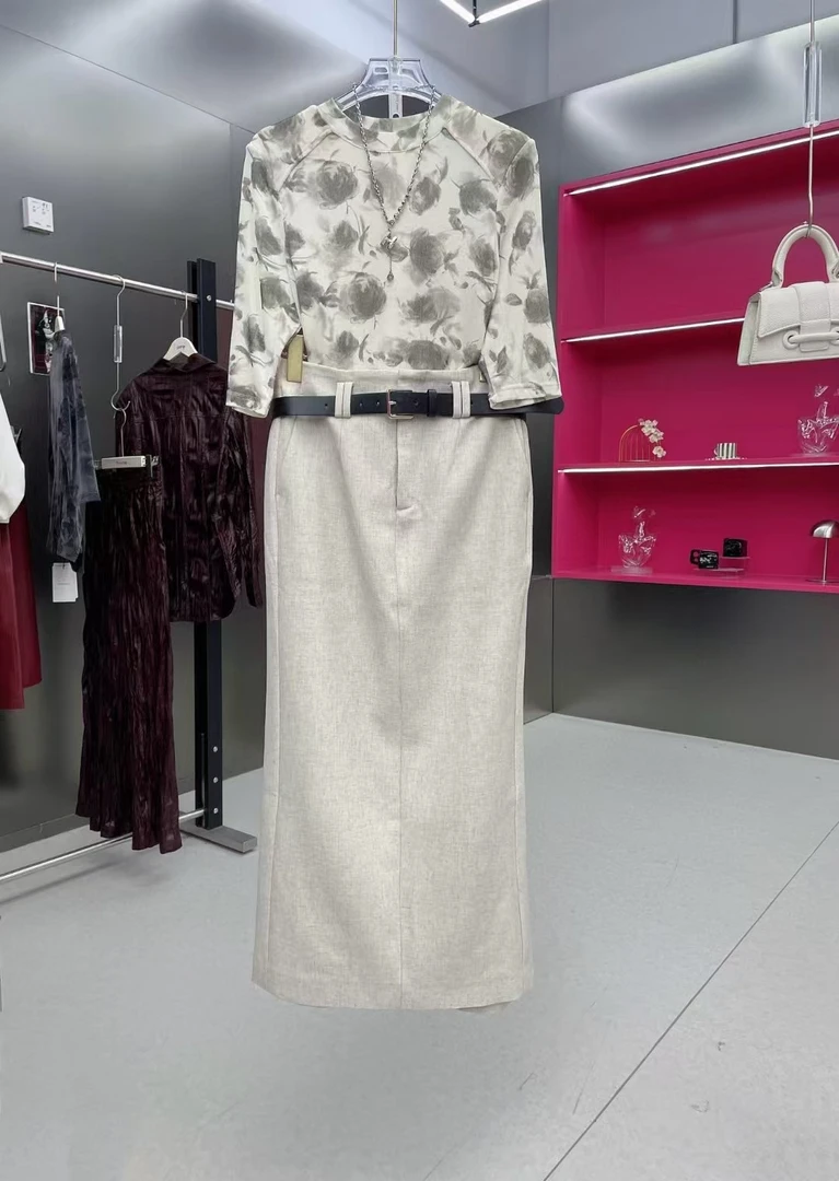 【韩序】通勤百搭印花T恤（2431Z5467）