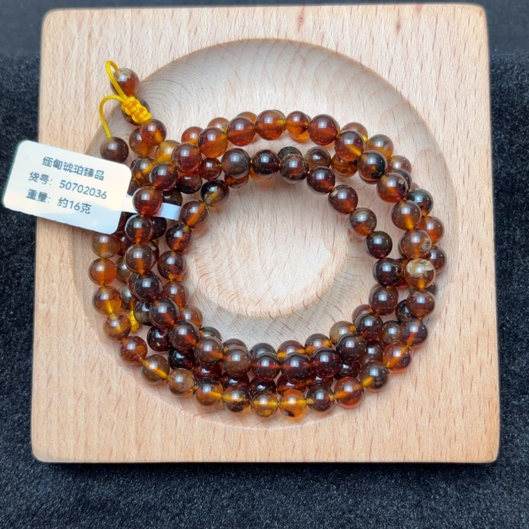 琥珀未镶嵌珠宝奇石6mm