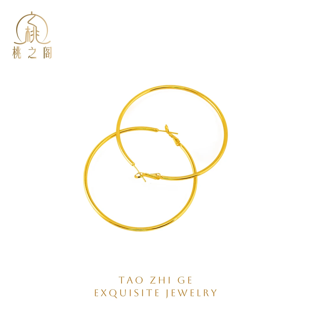 铜合金耳饰 大号耳圈卡60   AE1015