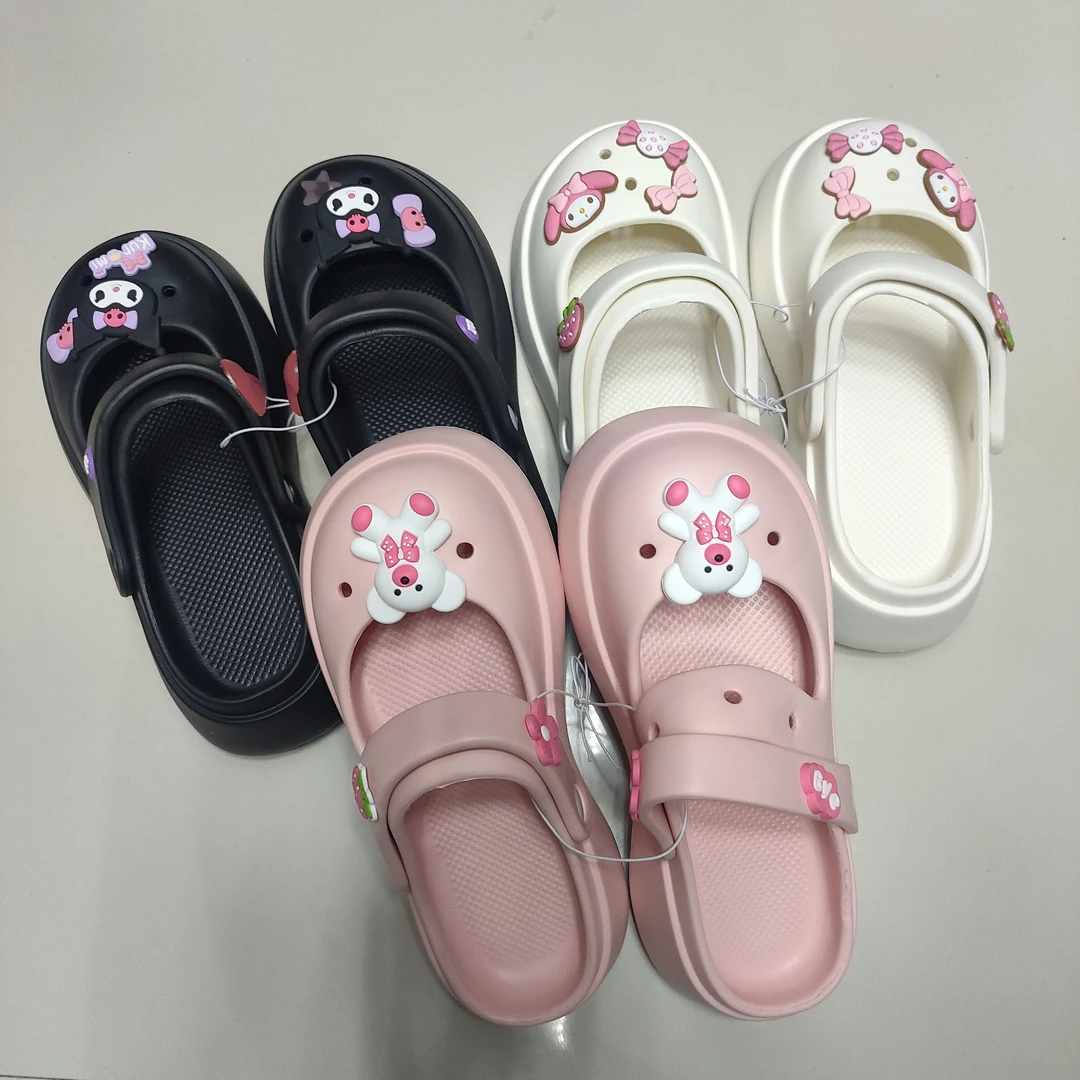 亲子户外防滑软底玛丽珍洞洞鞋夏季正版三丽鸥大耳狗小莹宝潮童馆