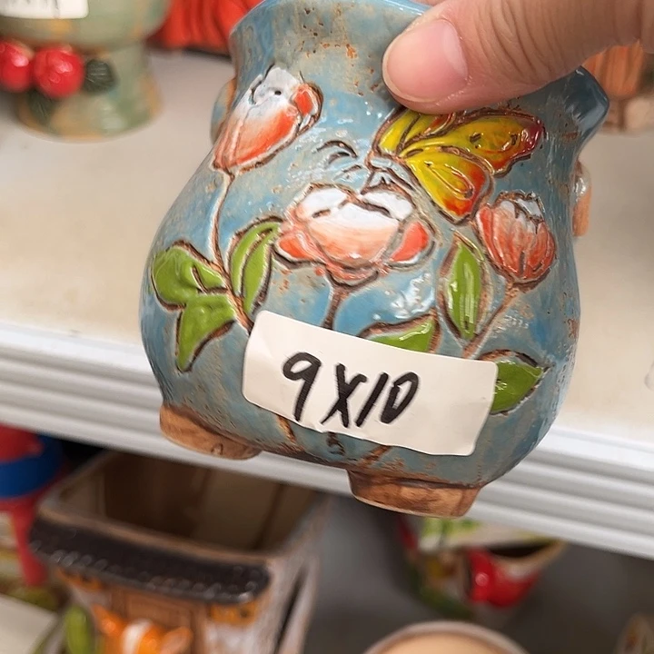 粗陶材质多肉花盆