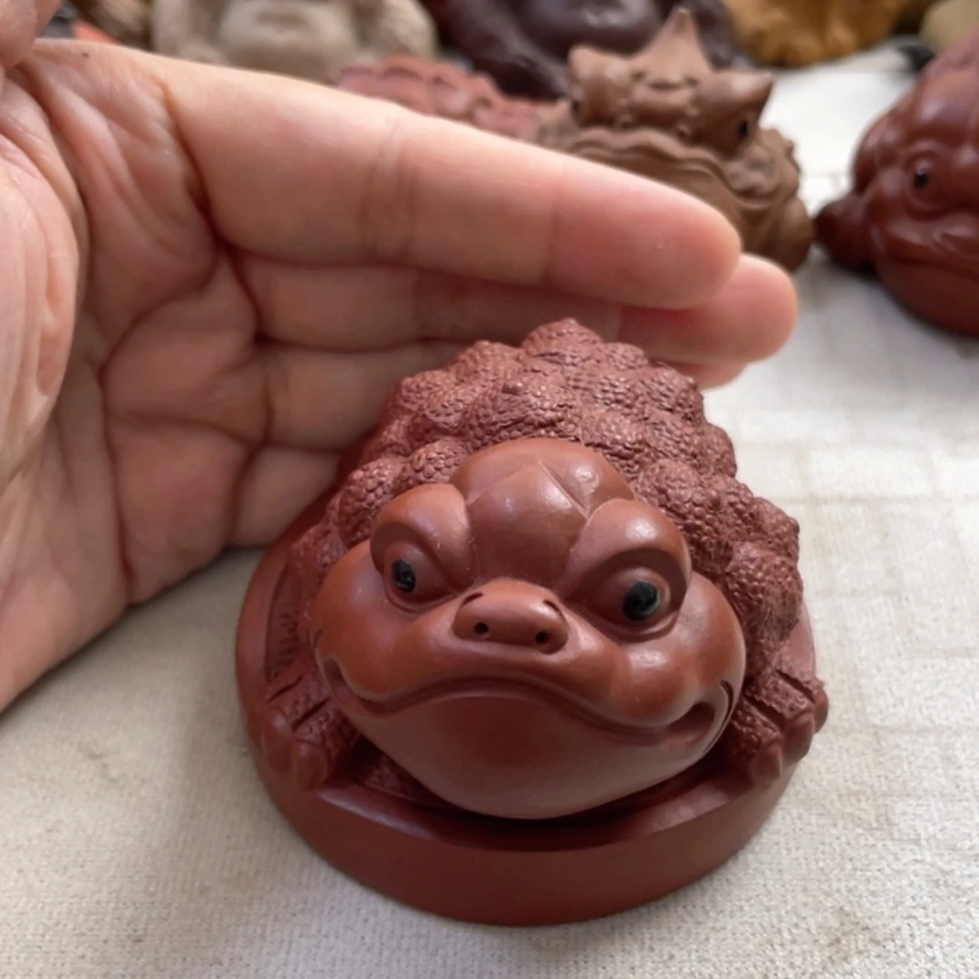 【闪购商品】紫砂茶宠紫砂金蟾