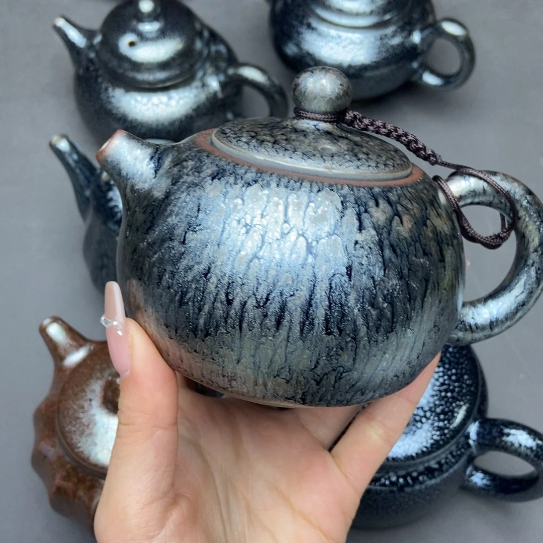 茶盏建阳建盏铁胎壶