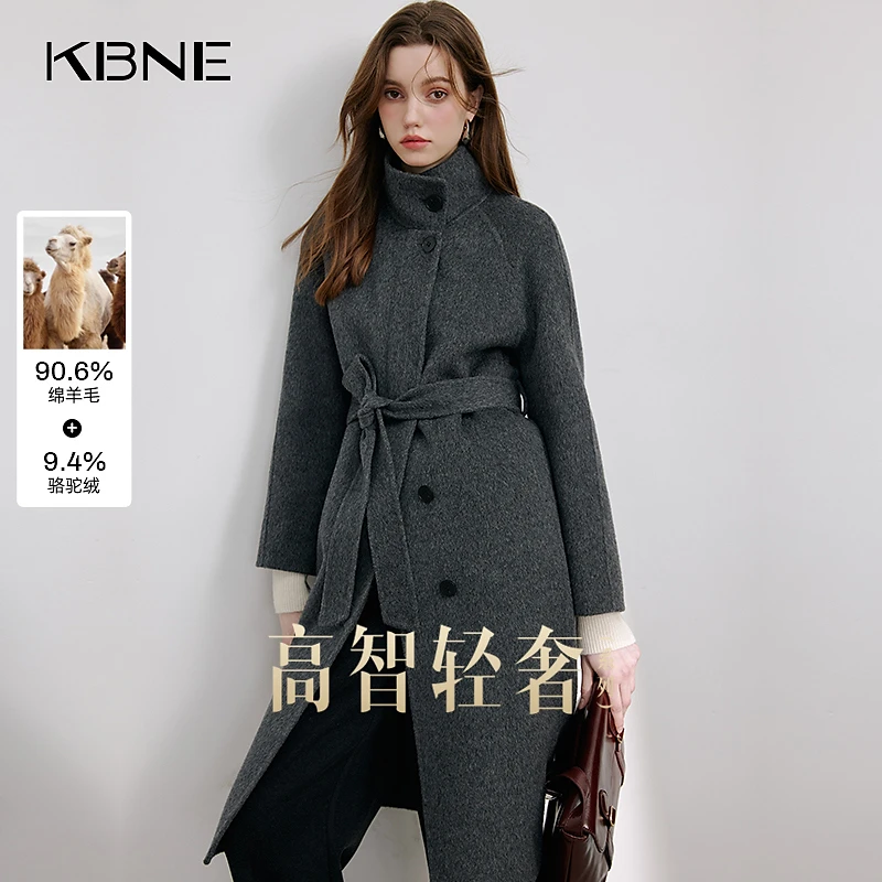【王雪糕专属】新款毛呢外套大衣气质轻奢时尚女士中长款